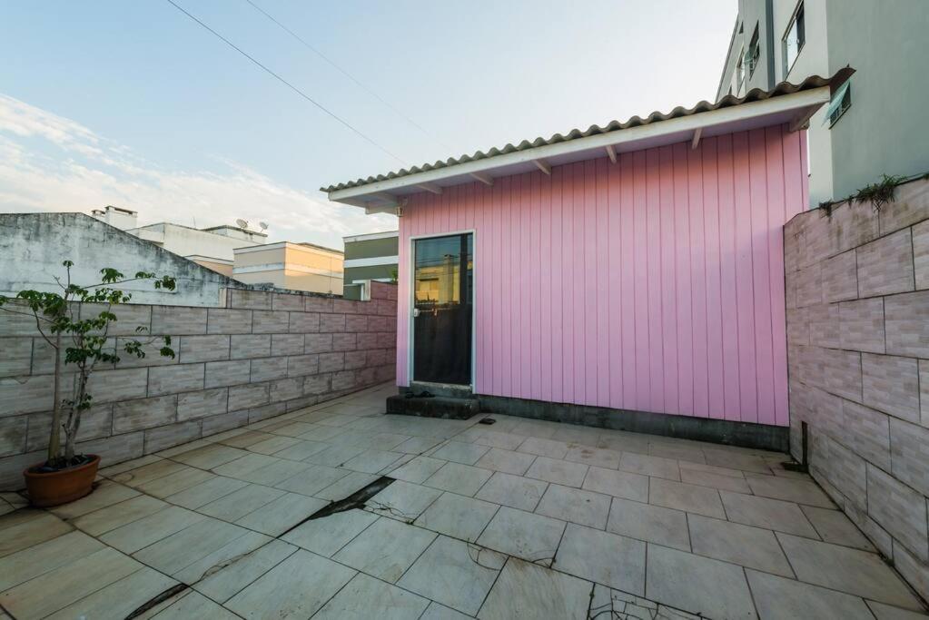 Casa De Temporada Com Quintal Interno Vila Palhoça Exterior foto